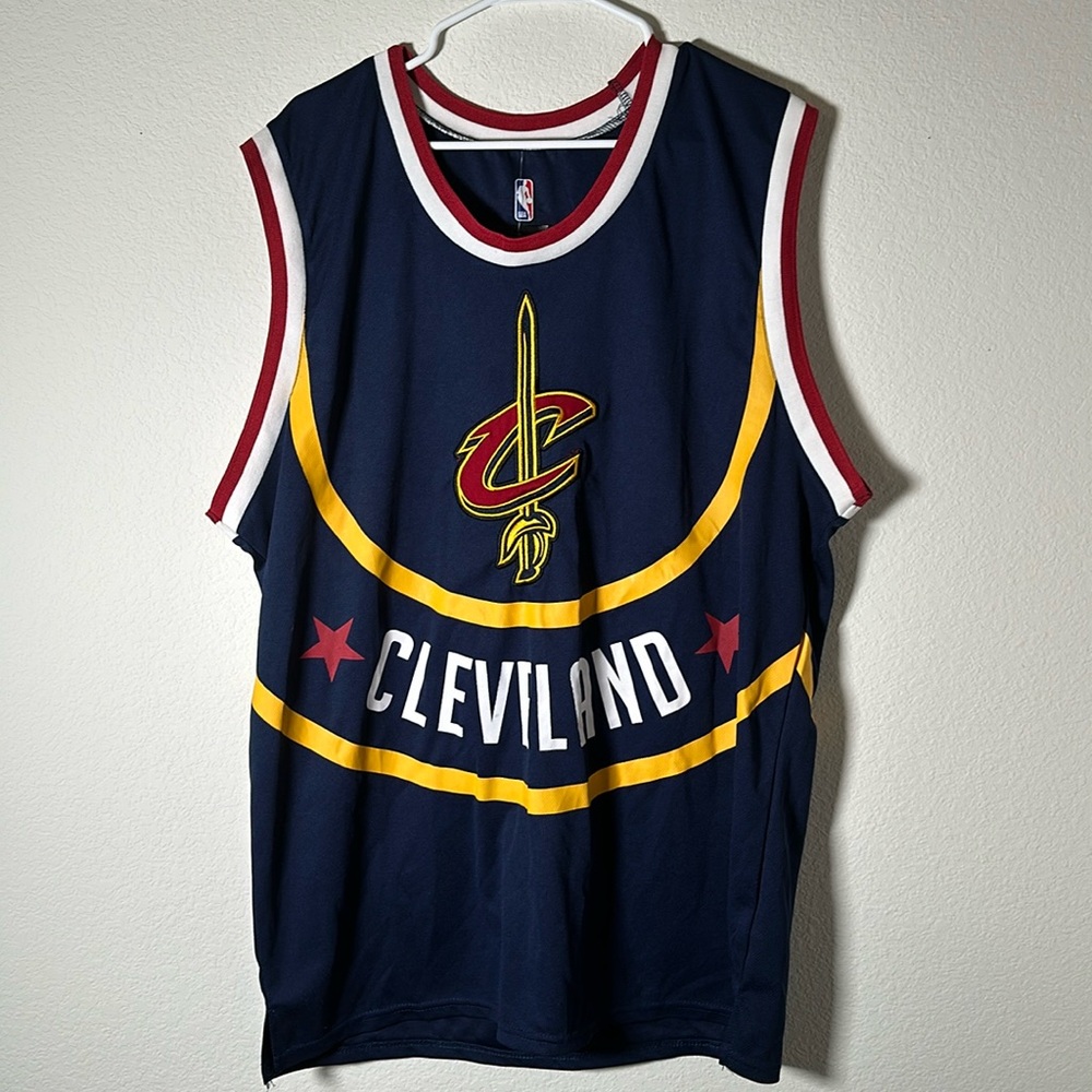 NWT NBA Cleveland Cavs BLACK TANK‎ STITCHED Jersey Men’s 2 Large
